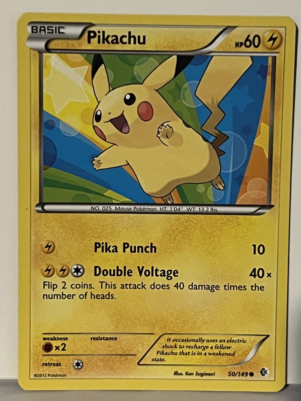 Pikachu 50/149 Boundaries Crossed NM Pokemon Fast Shipping
