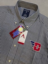 Dayton Flyers Shirt Mens Medium Antigua Long Sleeve Button Down New Basketball