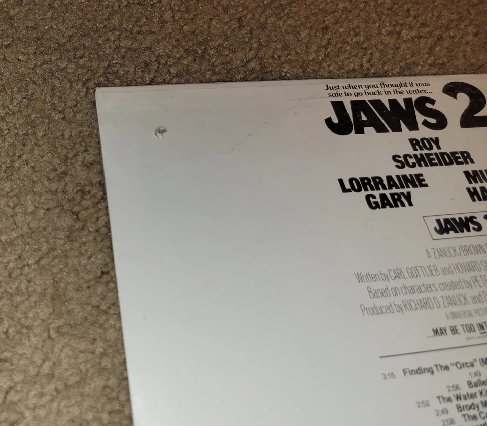 Jaws 2 Soundtrack - John Williams 1978 Vinyl LP Record - Sealed New - Image 4 of 4