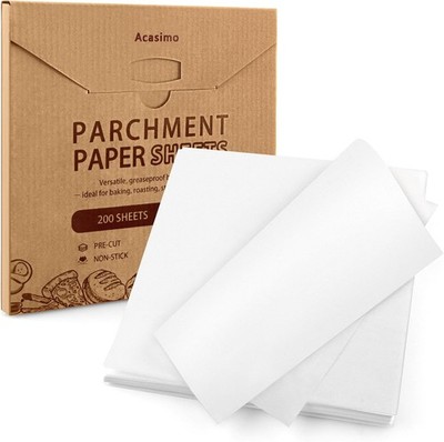 200PCS Parchment Paper Sheets 10x10in Squares Baking Paper for Baking Air Fry...