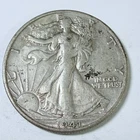 1941 S WALKING LIBERTY 90% SILVER HALF DOLLAR CIRCULATED COIN #6124