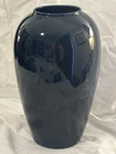 Large Vintage 1990's Haeger Dark Blue 12.25" Vase #4304 EUC
