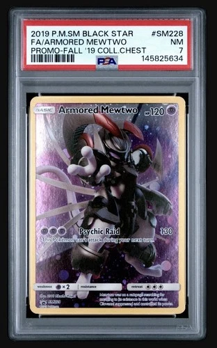 ARMORED MEWTWO SM228 PSA 7/ 2019 POKEMON SM BLACK STAR PROMO