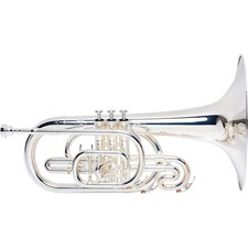 Yamaha YMP-204M Series Marching F Mellophone Silver