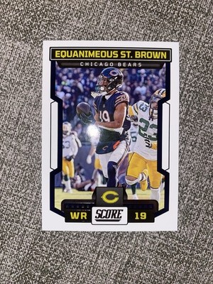 2023 Panini Score Football Equanimeous St. Brown No. 105 - Chicago Bears