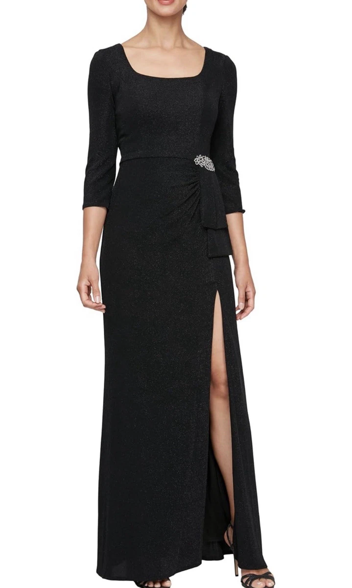 green emerald velvet dress Amazon.com: Alex Evenings Women's Long Fit and Flare Dress Godet Detail  (Petite and Regular), Navy Embroidery, 4 : Clothing, Shoes & Jewelry main image 1