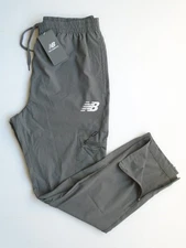 NEW BALANCE All Motion JOGGERS Mens Running Pants Gray Cargo Pkt. Size M, L, XL