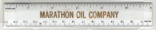 Marathon Gas Station Promo 6 Inch Ruler | eBay