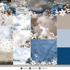 Studio Light In Loving Memory Backgrounds Paper Pad 8"X8"-Nr. 118