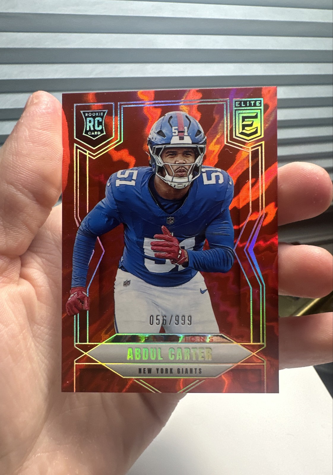 2025 Panini Donruss Elite - Rookies Abdul Carter #111 Aspirations Shimmer /999