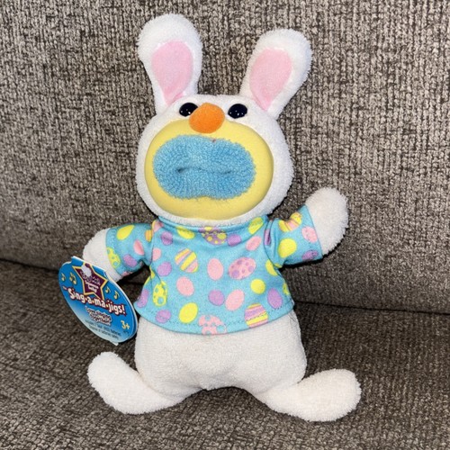 Mattel Sing A Ma Jigs PETER COTTONTAIL Easter Bunny Singamajigs 2010 With Tags!