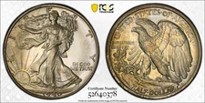 1940 Proof Walking Liberty Half Dollar PCGS PR-67+ PLUS CAC