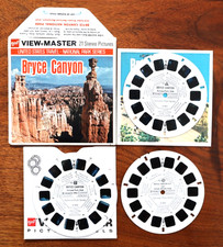 VIEWMASTER BRYCE CANYON NATIONAL PARK CEDAR BREAKS NM UTAH GAF A346 .3 REEL SET