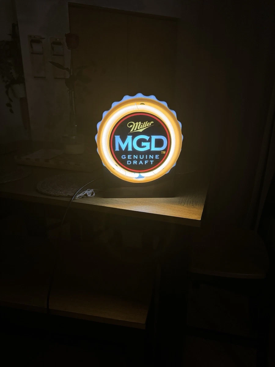 Miller Light Neon Beer Sign In Collectible Miller Signs & Tins | eBay