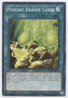 Psychic Eraser Laser - MP22-EN052 - Common - 1st Ed - NM/M