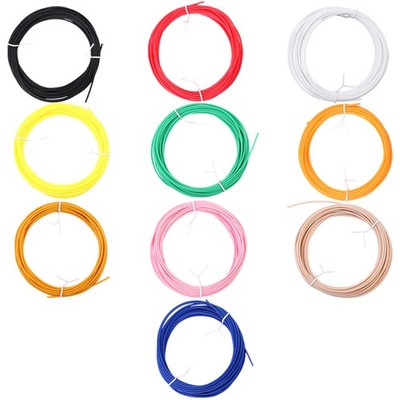 10Pcs Assorted Color 3D Printing Consumable Rod Low-Temp Use Practical