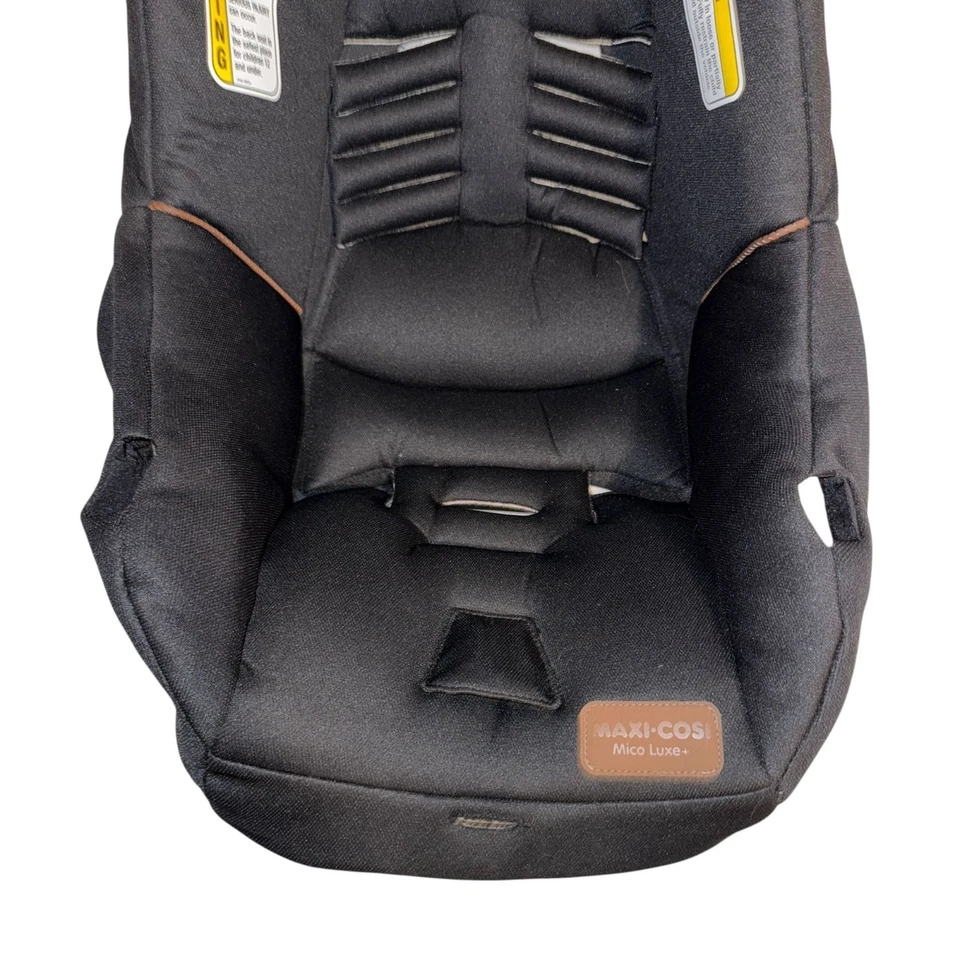 Maxi Cosi Mico Luxe Plus Infant Car Seat Seat Fabric Replacement Part Black - Image 3 of 4