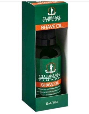Clubman Pinaud Shave Oil 1 oz Moisturizing Razor Glide Improving New