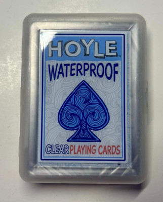 Hoyle Waterproof Clear Playing Cards