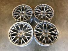 4 New Wheels 19x8.5 Et32 5x112 Cb66.6 Silver Machined For Audi Vw Rims