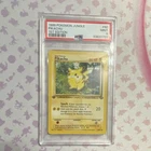 Pokémon 1999 Jungle Pikachu 1st Edition PSA 9 #60/64 Wizards of the Coast