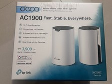 TP-Link Deco S4 AC1900 Whole Home Mesh Wi-Fi System 2-Pack 3 Gigabit Ports NIB