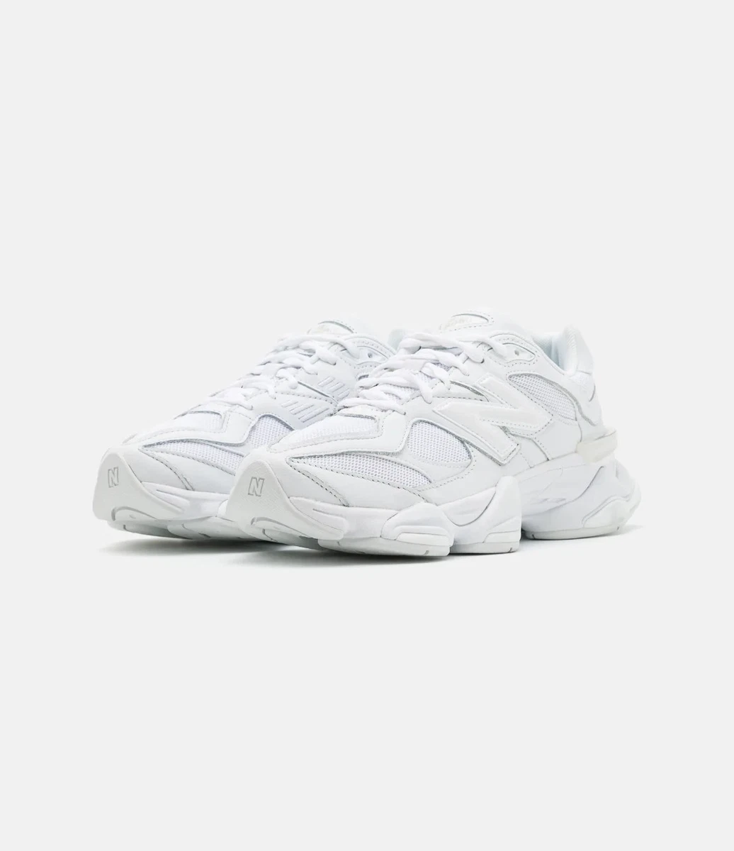 Zapatos de gimnasia blancos New Balance 9060 para hombre/mujer