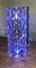 Globe LED Crystal Lamp Color Changing Touch&Remote Control USB Rechargeable 8.5”