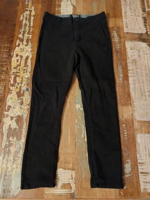 Baumwollchino Hose von H&M Schwarz Größe 152