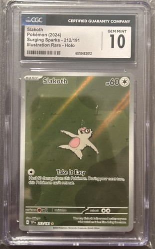 Slakoth graded CGC 10 for sale on eBay