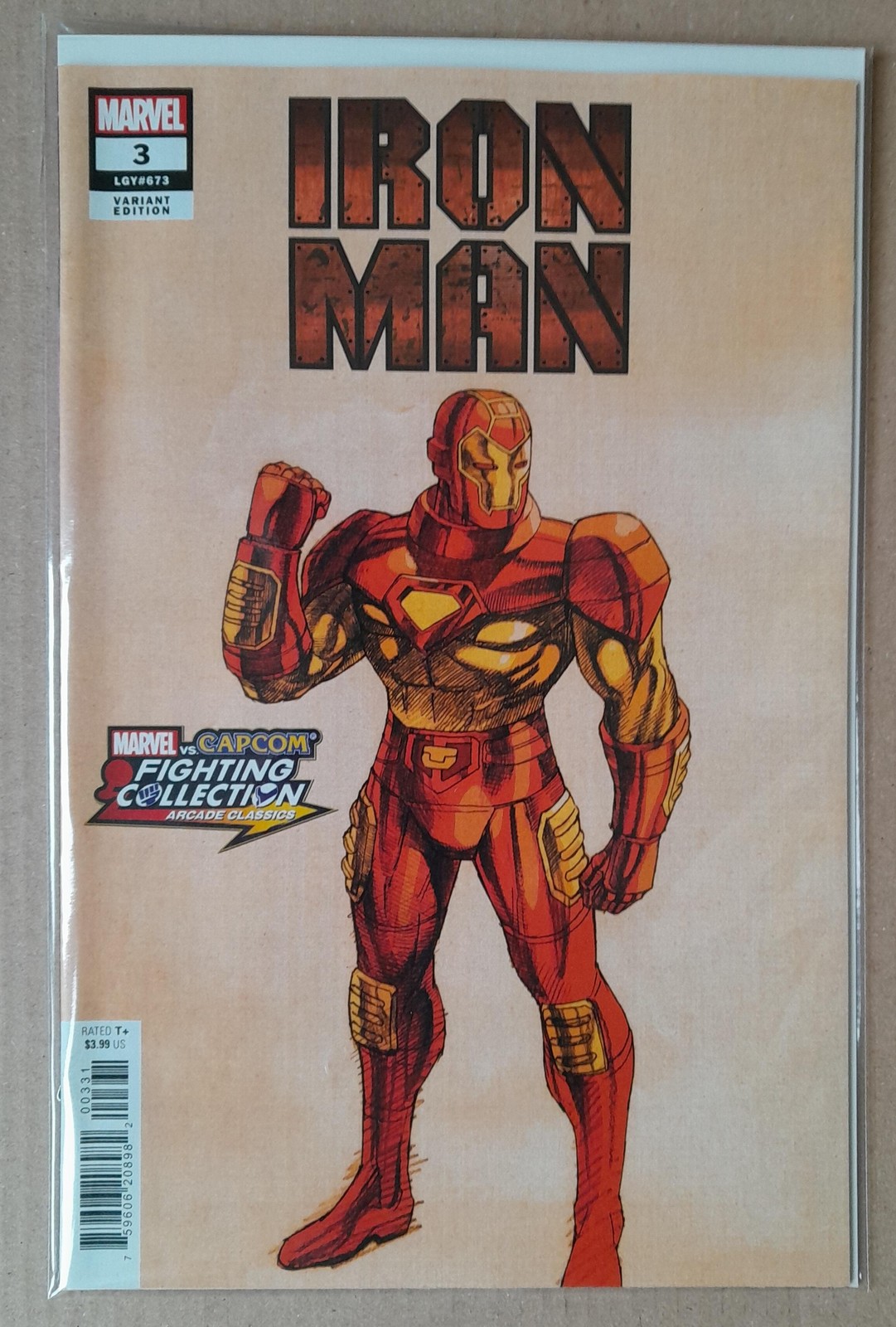 Iron Man #3 Marvel Vs Capcom Variant Comic