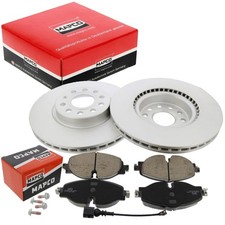 MAPCO BREMSSCHEIBEN 312mm + BELÄGE VORNE passend für AUDI A3 Q2 Q3 TT SEAT ATECA