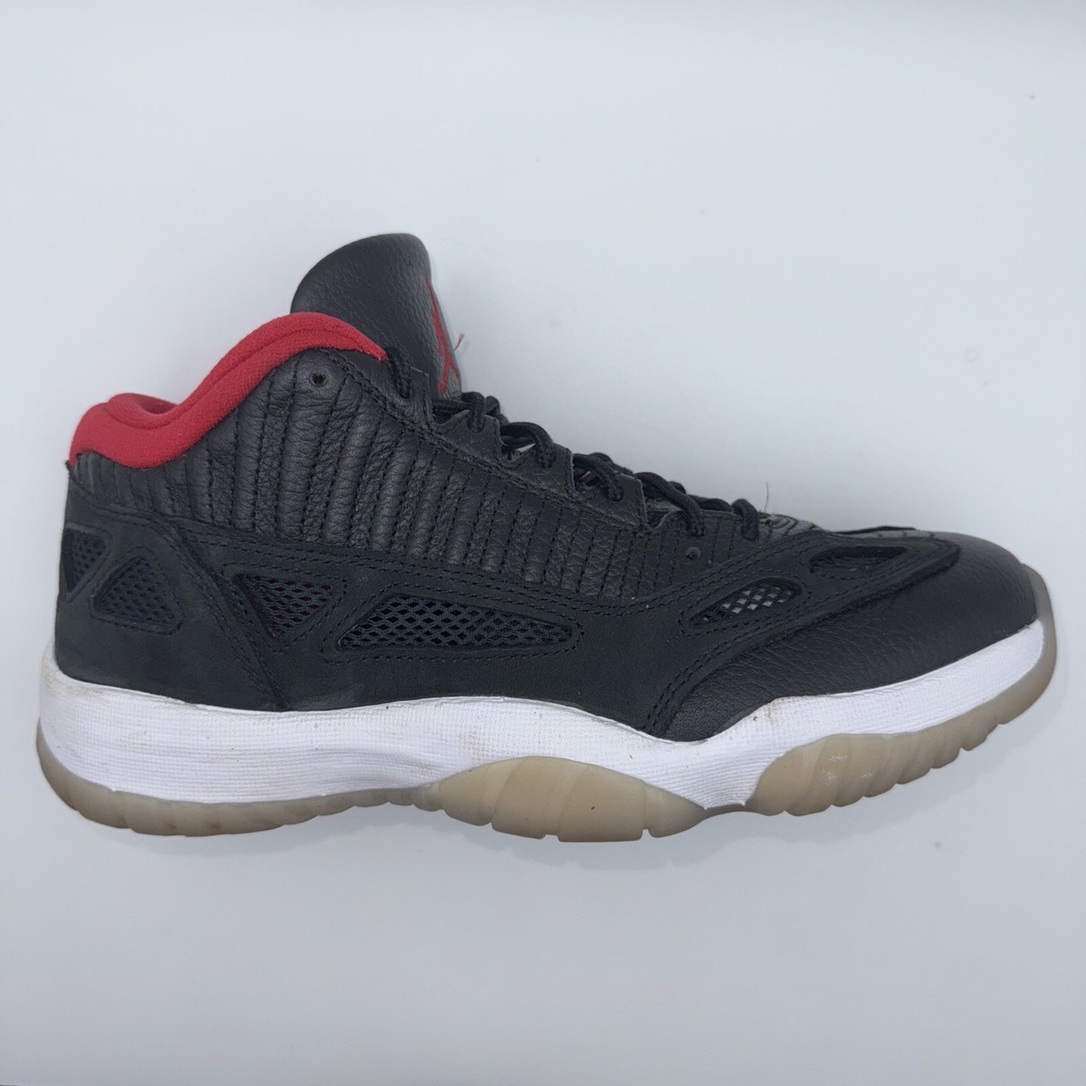 Jordan 11 Retro Low IE Bred 2021 Mens 8.5 Nike Air OG Black