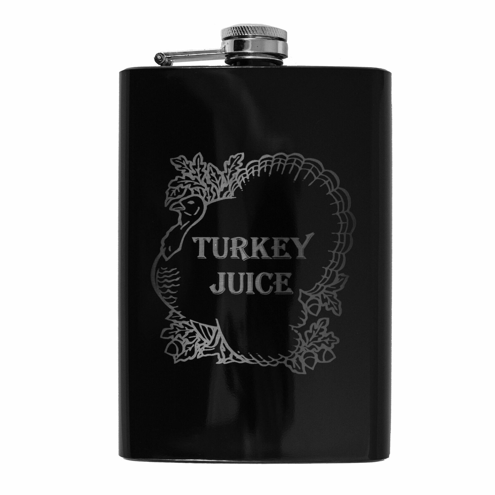 8oz Online limited product SALENEW very popular Turkey Juice Black Flask L1