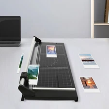 36" Paper Cutter,  Manual Precision Rotary Paper Trimmer For Film, Art Cardboard
