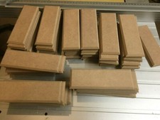 10 x MDF wooden Plaques 4"/5"/6"/x  2" Craft signs blanks 6mm MDF Chamfered edge