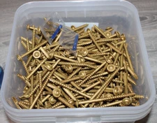 FULL Box  5/16" -x 4" Star T-30 Construction  Lag Screws ( Exterior-Tan Beige