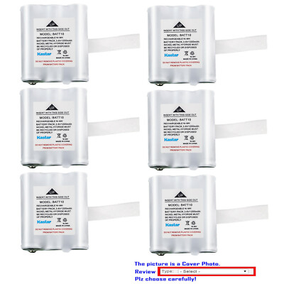 Kastar BATT10 Battery 3.6V 1200mAh for Midland X-Talker T79 T-79 Two Way Radio