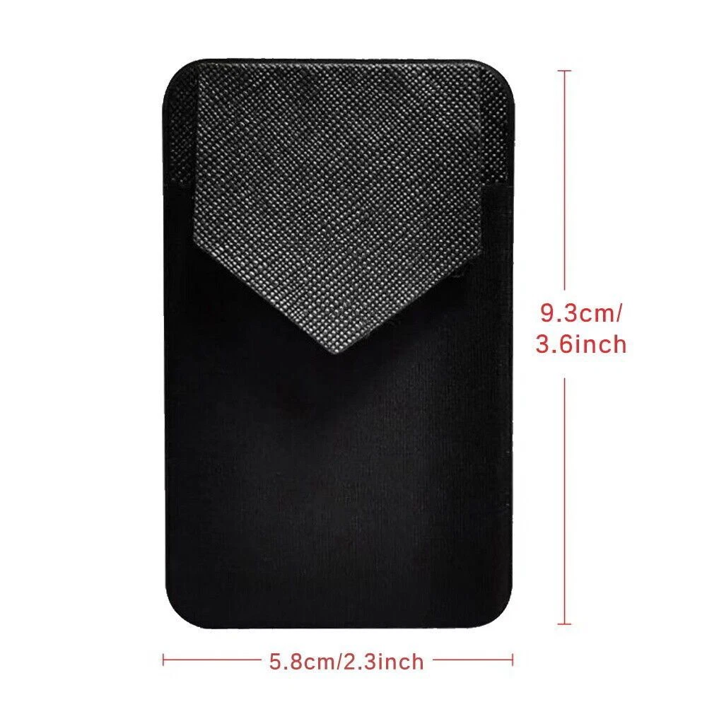 Mobile Phone Card Case for Credit Cards & Cash, Slim Wallet for Stick-On ID Card - Picture 2 of 37