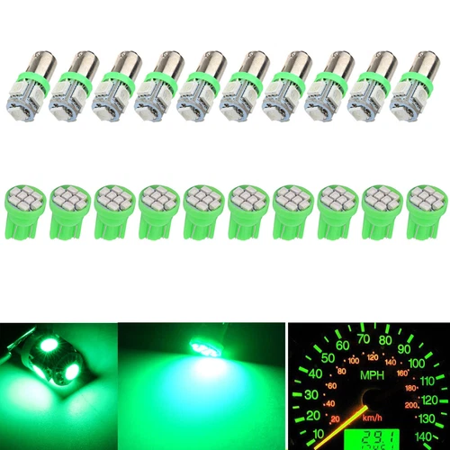 20X T10 BA9S 168 1816 LED Instrument Panel Gauge Cluster Dash Light Bulbs 194 57 - Picture 25 of 27