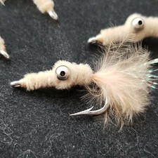 SALTWATER FLY FISHING FLIES TARPON FLY TAN # 6 CUSTOM TIED