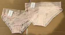 TWO 2 of Calvin Klein Women's Striped-Waist Bikini Underwear QD3671 NEW w TAGS