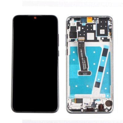 Huawei P30 Lite LCD Display SILBER Touchscreen Digitizer Glas + INKL. RAHMEN