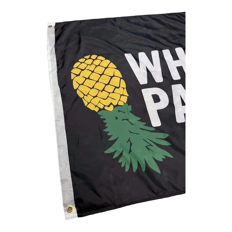 Where the Party At Upside Down Piña Bandera 3x5 pies Banner Decoración Swingers Fiesta Foto 3 de 4