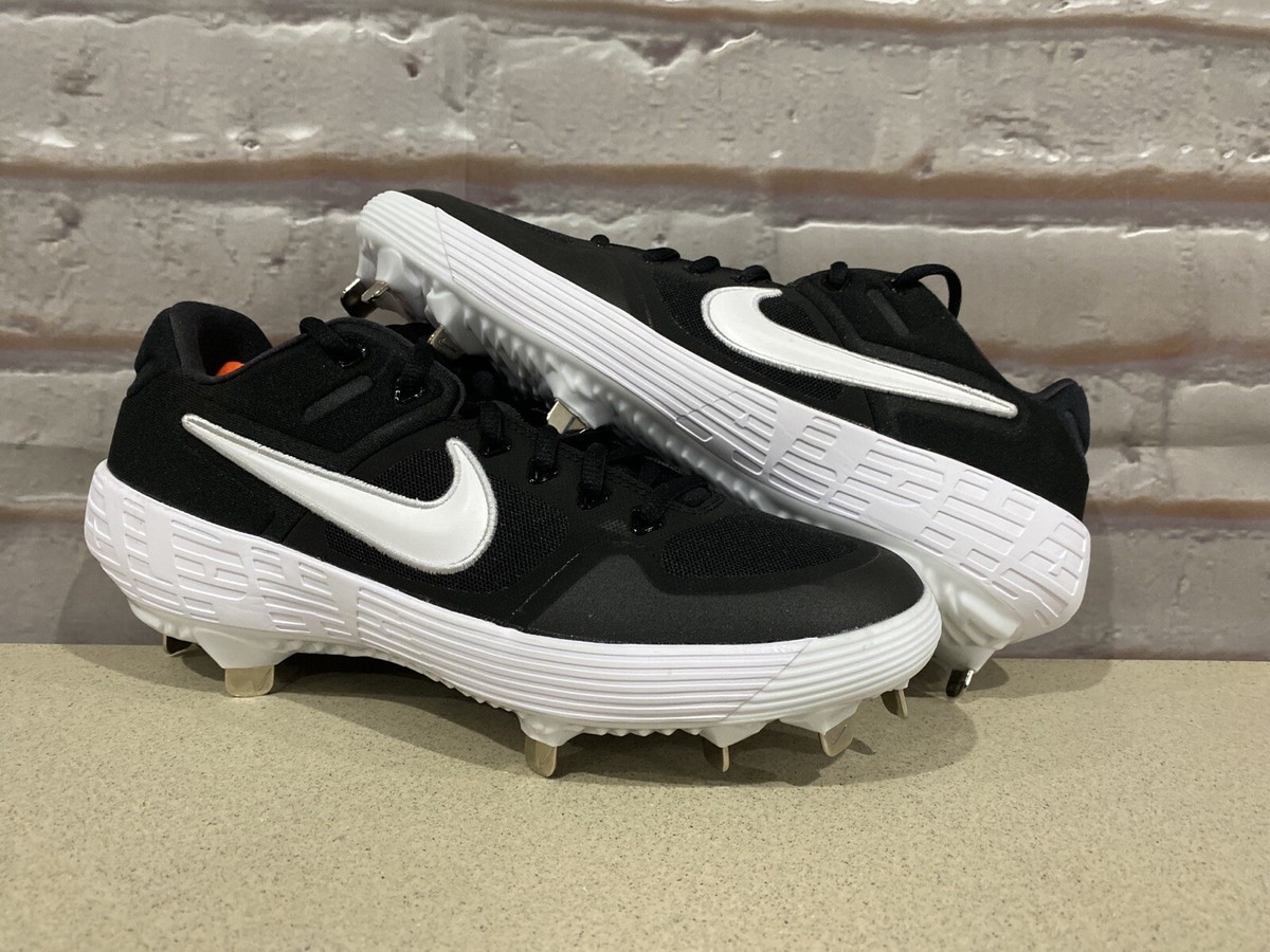 Nike Cleats Mens‎ 7.5 Black Huarache Baseball Alpha Elite 2 Metal AJ6873-001 NIKE ALPHA HUARACHE ELITE 2 LOW METAL BASEBALL CLEATS BLACK  main image 2