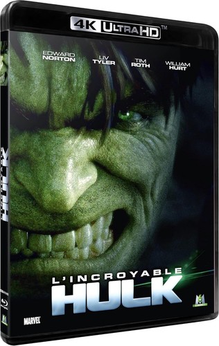 The Incredible Hulk 4K Ultra-HD Blu-Ray (Import with English audio, WORKS IN UK)