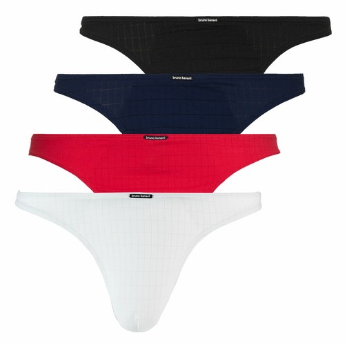 bruno banani mens thongs bale - set da 3 - comodi Italia