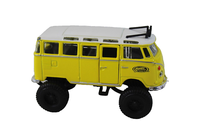 Samba Off-Road Volkswagen VW Bus Yellow & White 1:40 Scale Maisto