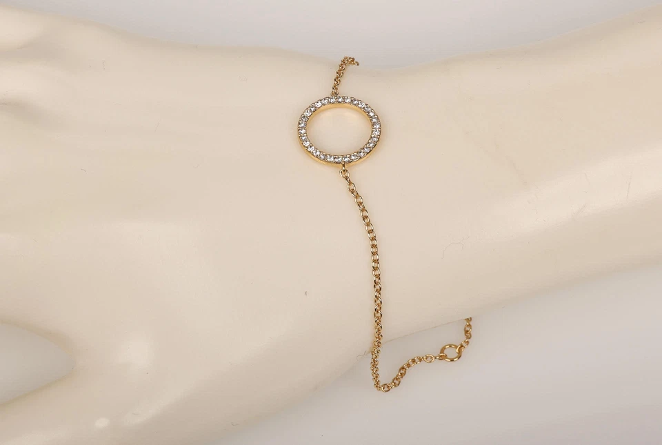 Pulsera Nadri 302288 Estación Símbolo Infinito En Caja Círculo - Dorado/Claro Talla Única Foto 2 de 2