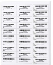 50 Sheets 1500 Labels FBA 1 x 2 5/8 Address Mailing Labels 30 UP 1 x 2.625